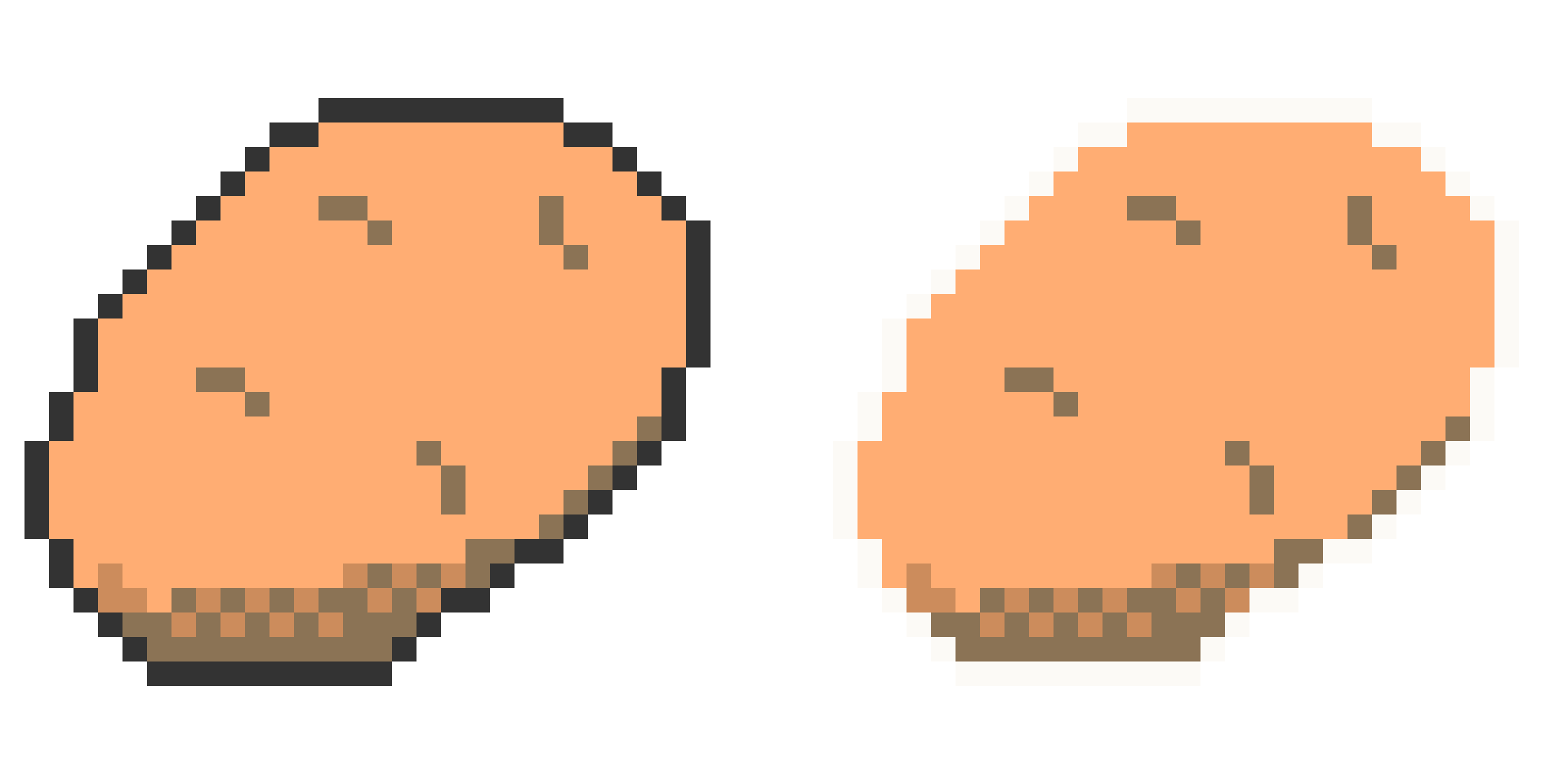 パステルじゃがいものドット絵
